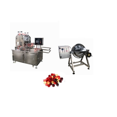 Нержавеющая сталь Gummy Candy Making Machine для мягкого желатина клубничные вишни сладости