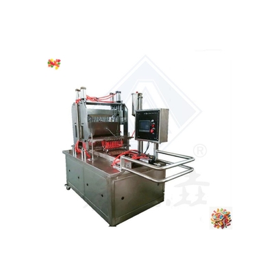 Профессиональная и сахарная персиковая груша Gummy Candy Depositing Machine для производства конфет