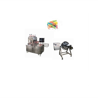 Высокая производительность 50 кг/ч Пектин медведь Gummy Machine Depositer Jelly Gummy Candy Making Machine 3kw