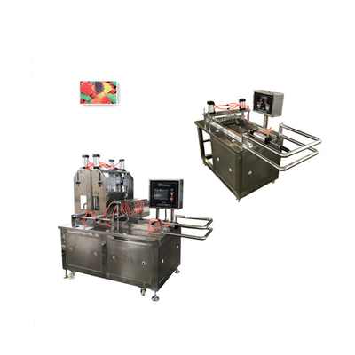 Высокая производительность 50 кг/ч Пектин медведь Gummy Machine Depositer Jelly Gummy Candy Making Machine 3kw